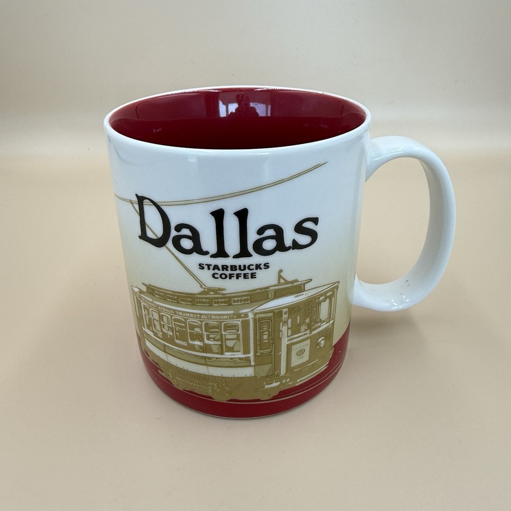 Starbucks Dallas Coffee Mug Cup Collector Series Global Icon 16 oz 2009